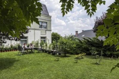 Jagello Hotel Budapest - alojamiento asequible en Buda - el jardín de Business Hotel Jagello - ✔️ Hotel Jagello*** Budapest ✔️ alojamiento en Buda
