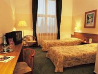 Hermosa habitación doble en elHunguest Hotel Millennium Budapest  en Budapest