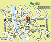 Hotel de 3 estrellas en Budapest, Mapa del Hotel Ibis Budapest