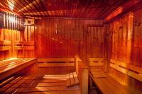 Departamento de fitness y wellness del Hotel Mercure Museum - sauna en Budapest